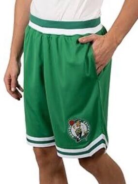 ULTRA GAME NBA OFFICIAL SUPREME BASKETBALL TRAINING SHORTS UNISEX BOSTON CELTICS